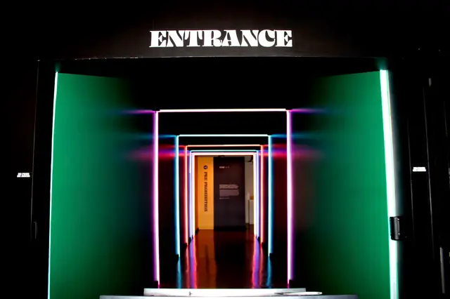 entrance signage